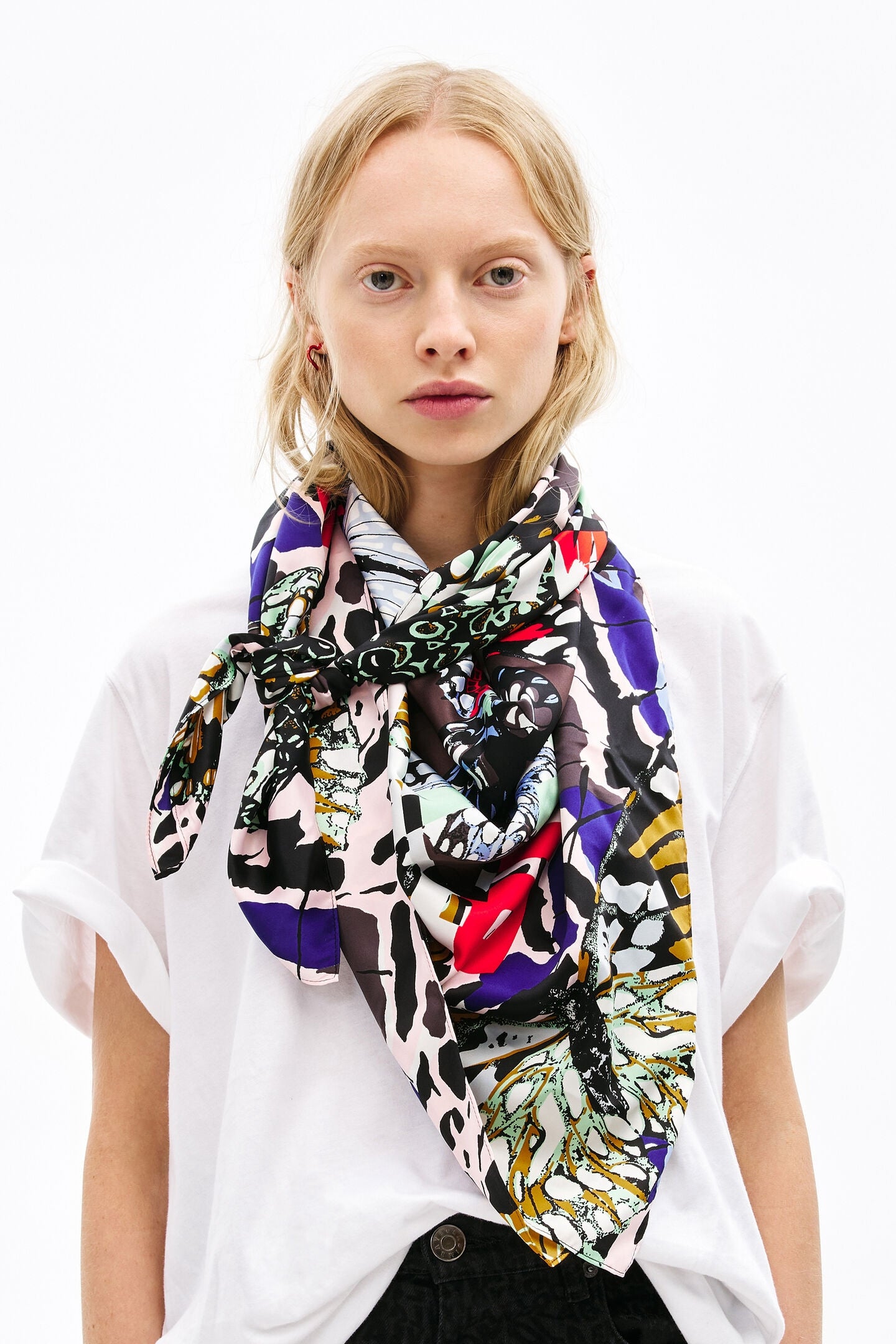 BYL silk scarf-66