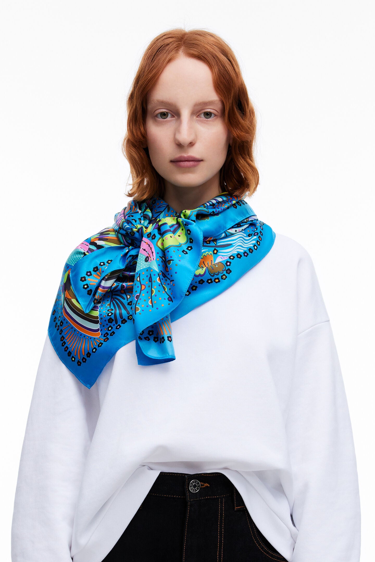 BYL silk scarf-56