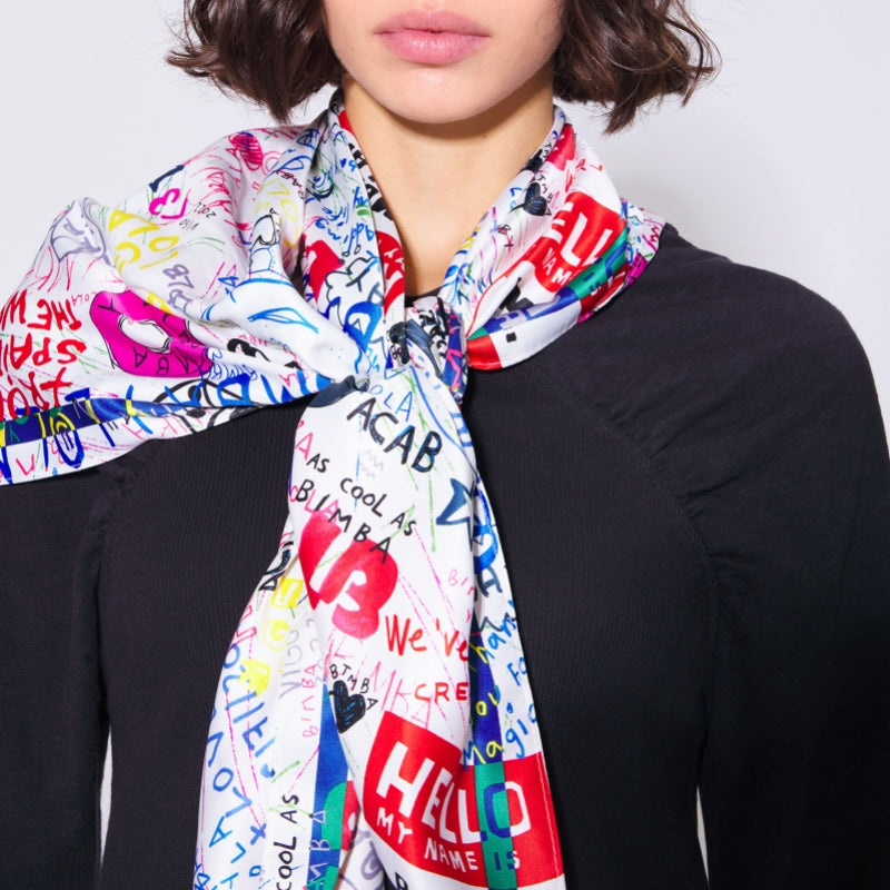 BYL silk scarf-40