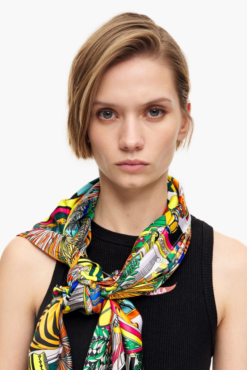 BYL silk scarf-36