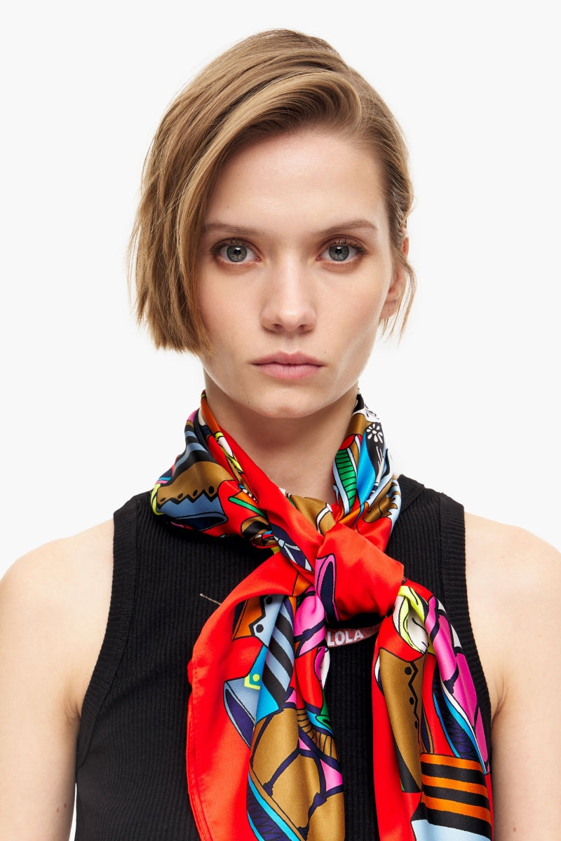 BYL silk scarf-47