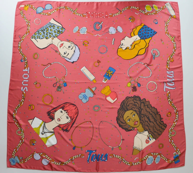 TOUS silk scarf-2