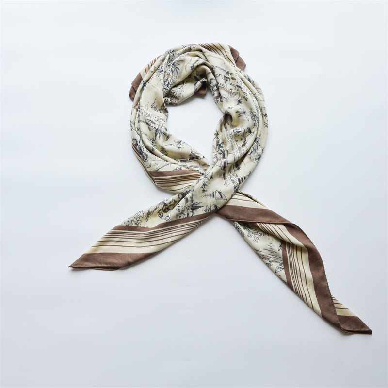 BYL silk scarf-73