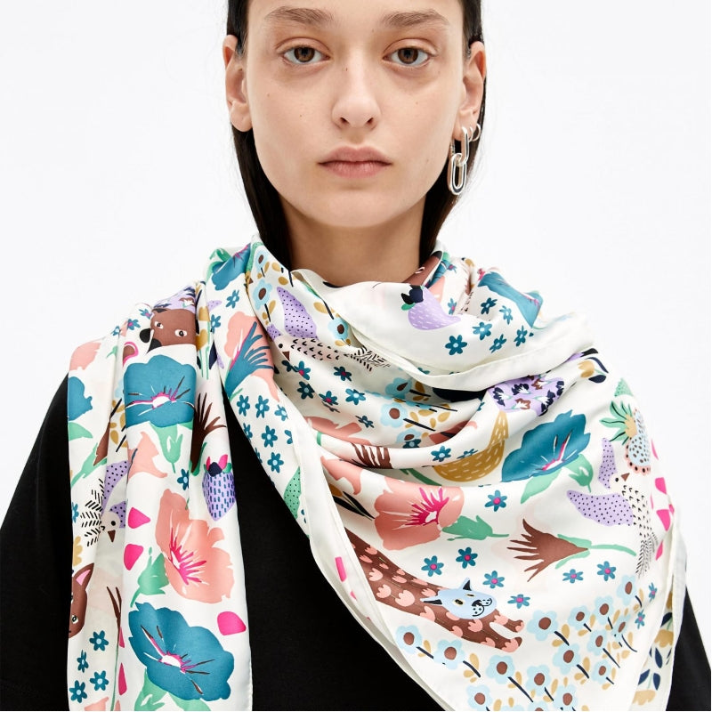 BYL silk scarf-62