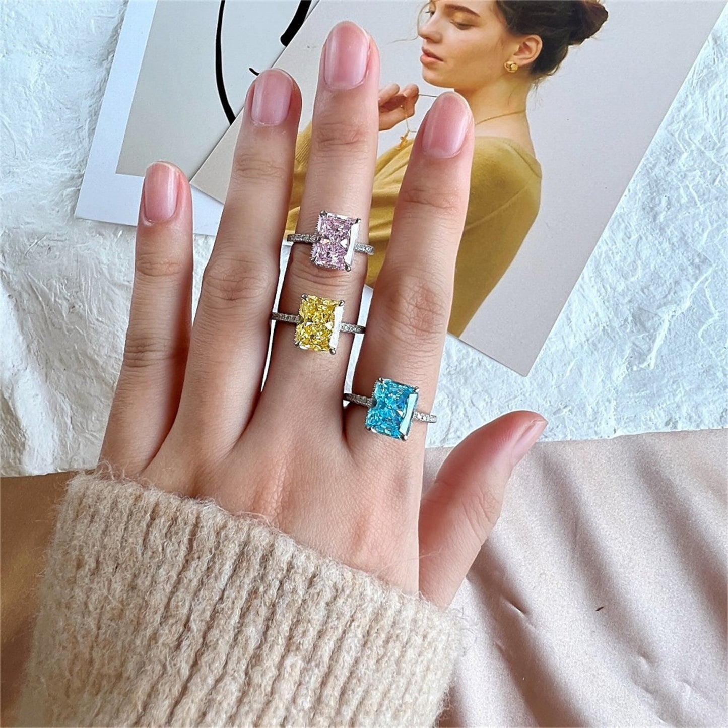 Main stone series-045ring