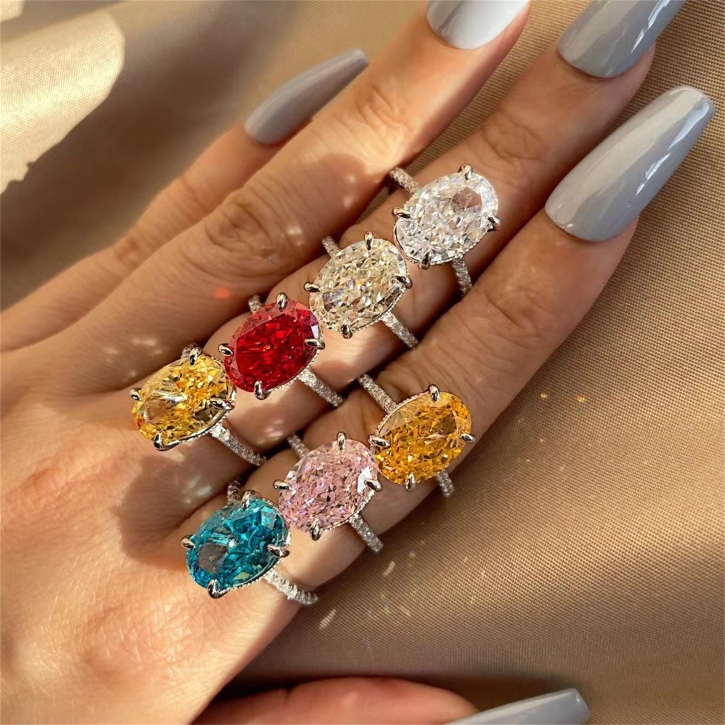 Main stone series-044ring