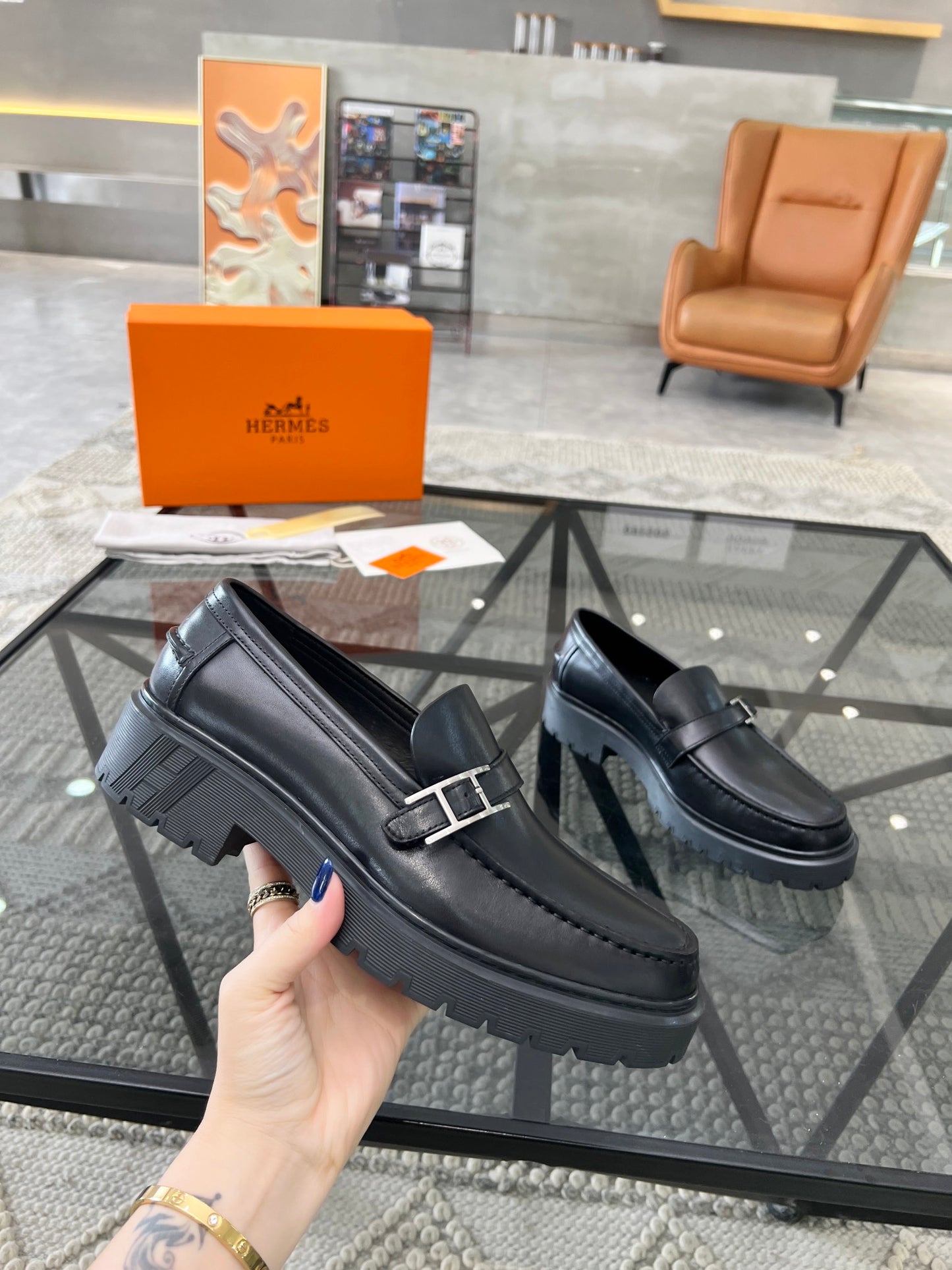 Hermes-004Shoes